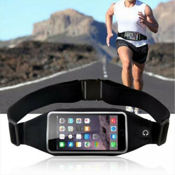 

waist bag waterproof sport runner waist bag running jogging belt bag pouch zip fanny pack by
