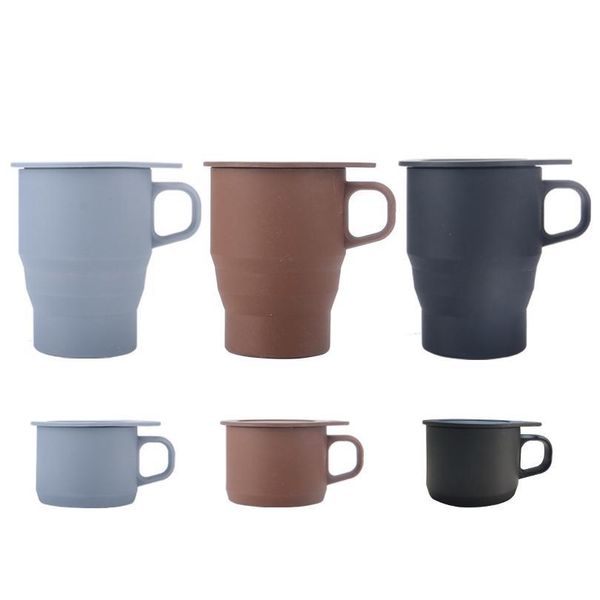 

coffee mug with straw sile folding water cups bpa food grade collapsible tea cup travel foldable co bbyaki