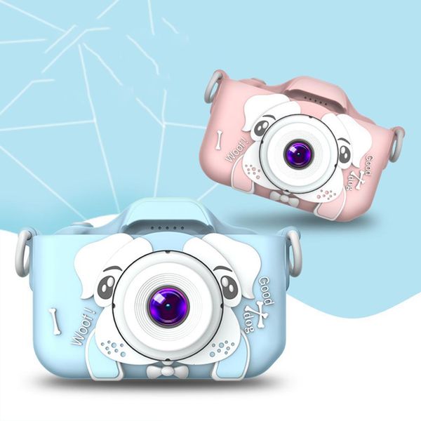 

cartoon children digital camera ips color screen 2.0inch children's educational toys double lens mini camera toys gifts for kids