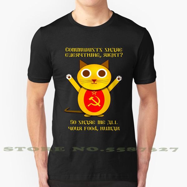 

comrade cat vintage commie comrade cat cute feed me hu food catnip socialist revolution socialism hooded sweatshirt hoodie men t shirt