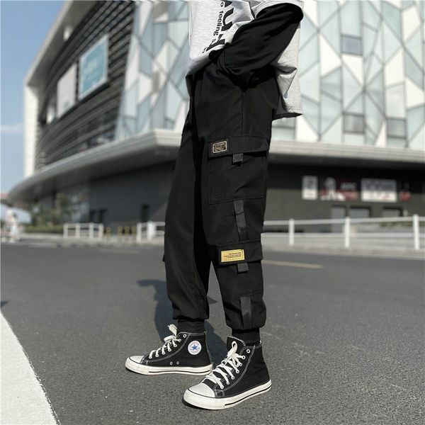 

city military tactical pants men swat combat army trousers men many pockets waterproof wear resistant casual cargo pants 6502, Black