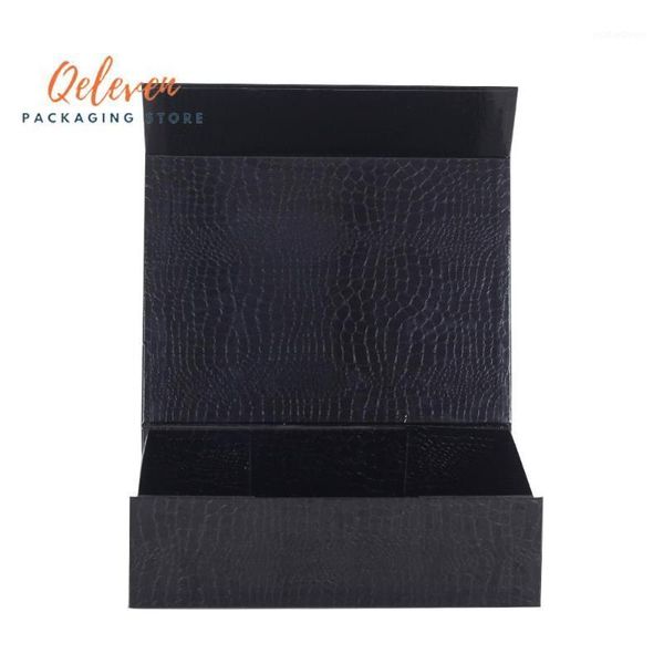 

gift wrap wholesale 10pcs/lot plain paperboard folding rigid box magnetic closure 4 colors available packaging hair wigs cosmetic box1