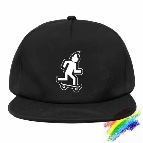 

travis cactus jack skate hat men women skateboard stickman embroidery baseball cap, Blue;black