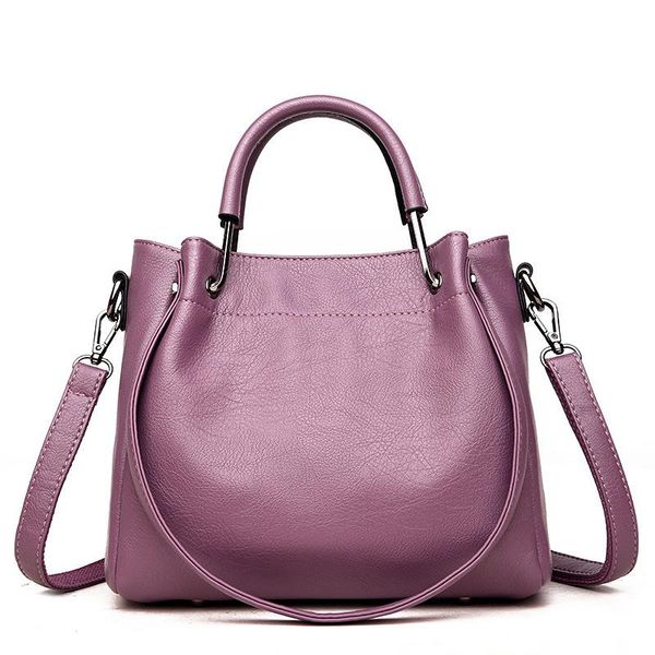 

cross body quality leather handle bucket bag for women 2021 trend brand designer bags ladies fashionable purses and handbags bolsa