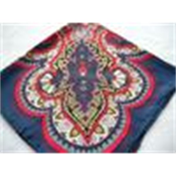 

new charm purplish blue silk scarf women autumn and winter hand roll-hemmed silk twill infinity square shawl for gift, Blue;gray