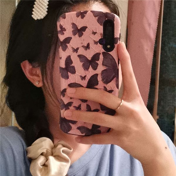 

netred black butterfly is suitable for p40 / pro huawei mate30 mobile phone case p30 protective case p20 personalized creativity nova7 all
