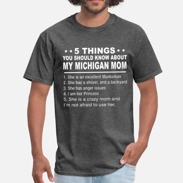

5 вещей, которые вы должны знать о моей маме она мичигана t shirt diy уникальный дизайн tracksuit толстовка толстовка