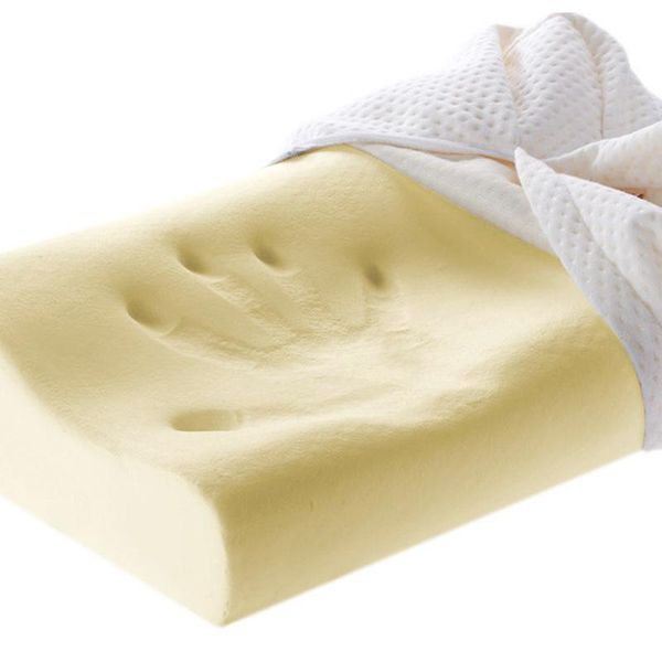 

yr медленный отскок пены памяти подушка с лишенный или жаккардовые наволочки лук shaped nursing шеи подушка для цервикальной health care bby