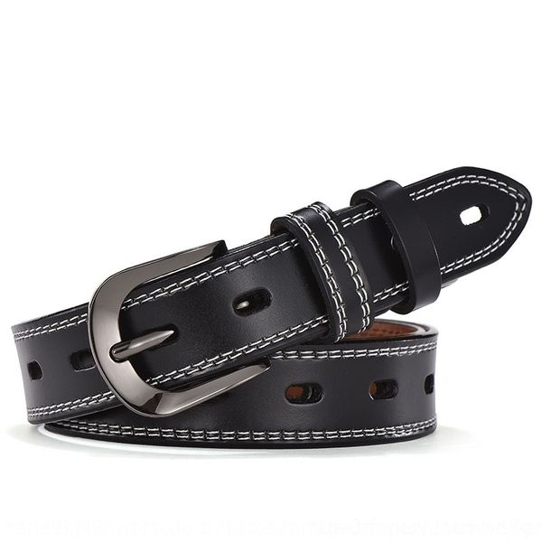 

hvho new cow leather fashion belt for mens z leather ratchet belts genuine automatic for men straps jeans girdle male, Black;brown