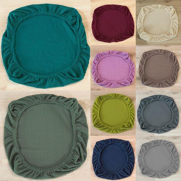 

spandex stretch elastic chair hood seat covers dining room wedding banquet chair covers decor washable slipcover1