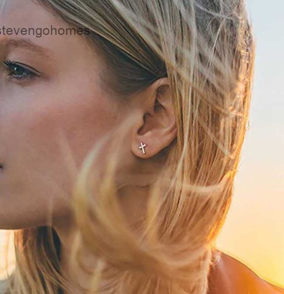 

with diamond cross earrings, Golden