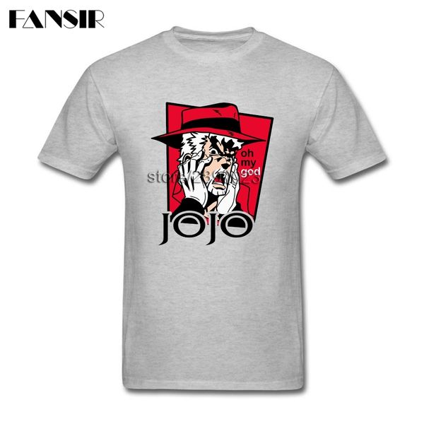 

sport over size jojo's bizarre adventure screen printing tshirt for men short sleeve cotton custom men t-shirt teenage tee