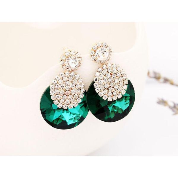 

2017 fashion accessories ornaments glittering crystal round rhinestone individual character is gold s sqcvkf dh_seller2010, Golden;silver