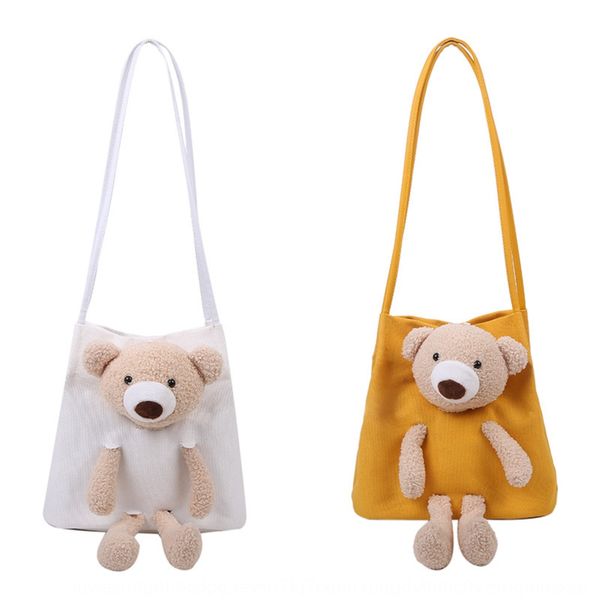 

little bear 2020 new fashion shoulder canvas bagnet red fashion canvas bag for women's single shoulder and armpit bag kvcon