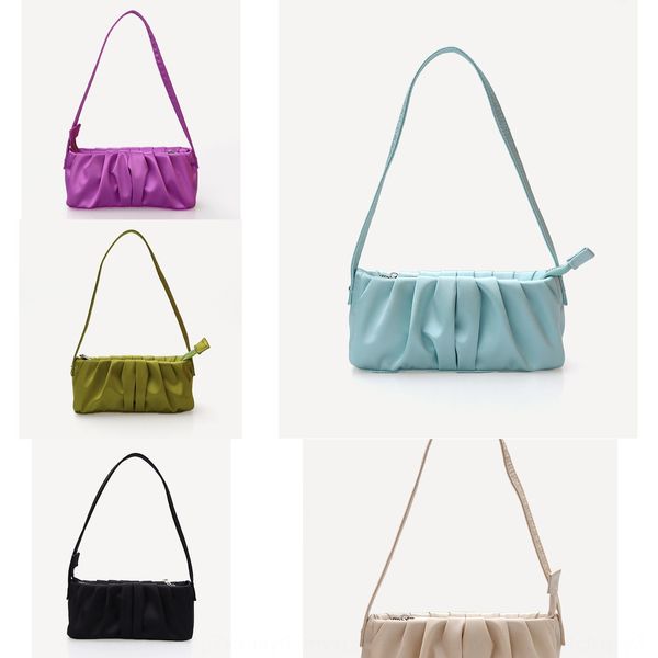 

girl 2020 new fashion fashion women's shoulder bagarmpit fold velvet handle handle bag single shoulder bag pjf6h