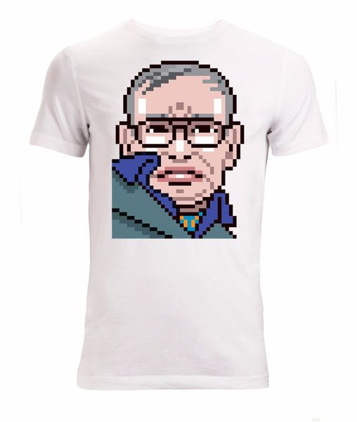 

новая мода прохладный повседневная стивен хокинг известный ученый 8bit произведение мужская белый летний спортивный толстовка с капюшоном то