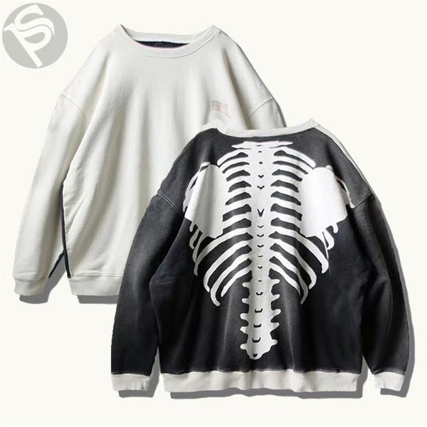

2021 new fw version big bonept sweatshirts men women crewneck embroidery kapital hoody pullover gvhw, Black