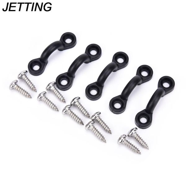 

10pcs for boat kayak deck rigging kit nylon bungee deck loops tie down pad eye with screws