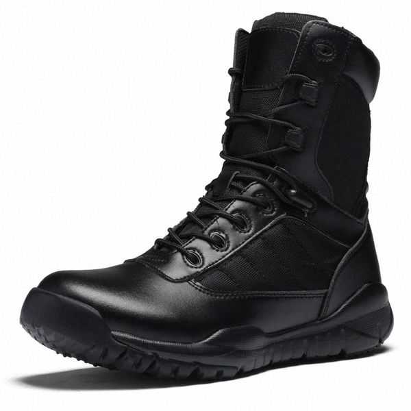 

brand men's boots military boot combat mens chukka ankle bot tactical big size army bot male shoes safety motocycle boots b31005 #q16r