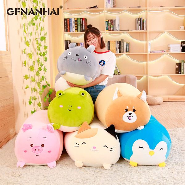 

30cm soft animal cartoon pillow cushion cute fat dog cat totoro penguin pig frog plush toy stuffed lovely kids birthyday gift