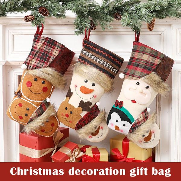 

gift bag christmas socks gift bag candy pendant christmas hanging decorations qjs shop