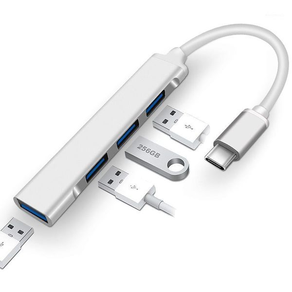 

usb c hub 3.0 2.0 type c 3.1 multi 4 port splitter for lenovo pro air pc computer notebook lap accessories1