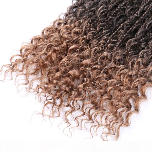 

22 inch river box braids crochet hair synthetic hair extensions 70g pc crochet braids messy goddess bohemian box braids with curly ends, Black