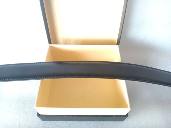 

luxury belt 2019 new fashion mens belt designer men belts / with box 4 colors buckle selection, Black;brown