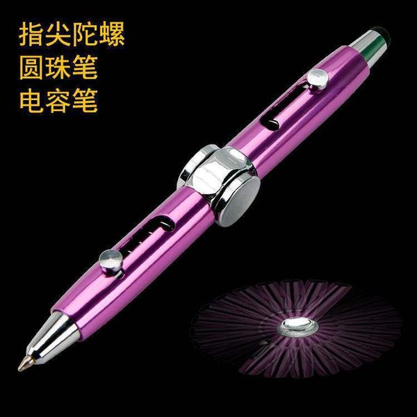 

with touch screen for play decompression educational fingertip metal creative spinning high appearance ball point pen