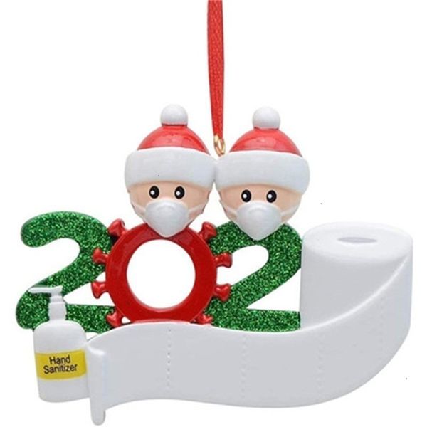 

face decorations 2020 merry resin tree ornaments factoryknkqchristmas mask snowman family hanging santa claus gift multi