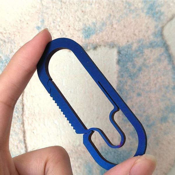 

edc outdoor camping carabiner titanium alloy keychain hanging buckle snap hooks outdoor keychain edc qylqzu