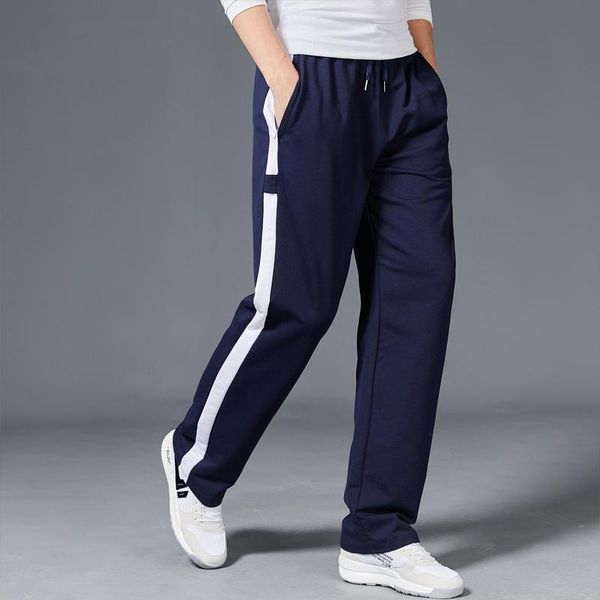 

men's pants men loose casual sweatpants mens homewear straight active trousers tracksuit jogging sportswear joggers training, Black