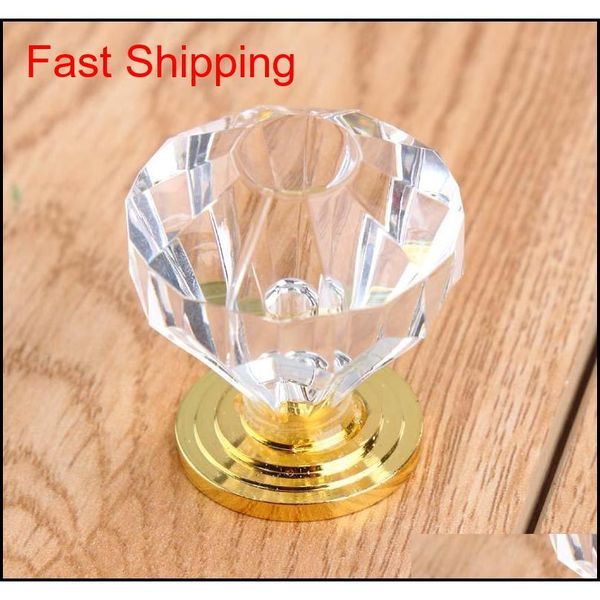 

fashion deluxe diamond head drawer win cabinet knobs pulls clear crystal gold dresser kitchen cabinet d qylkrk toys2010