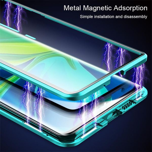 

magnetic case for mi xiaomi note 10 pro case double side glass bumper shockproof back case for xiaomi mi note 10 h jlltsi