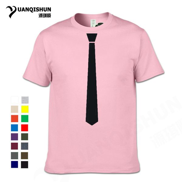 

korean slender long tie design funny tie printed men's casual short sleeved tee brand hooded sweatshirt hoodie men t shirt