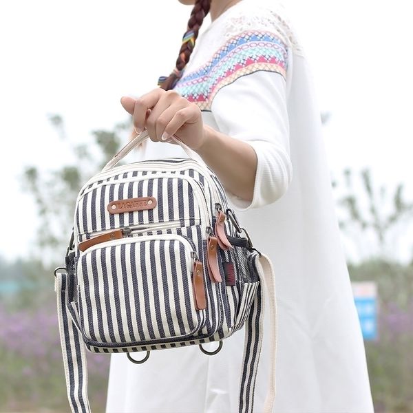 

fashipn women small backpack ladies bags,multi-pocketed waterproof traveling bag,mother bag baby nappy bags,sac de rangement y200107