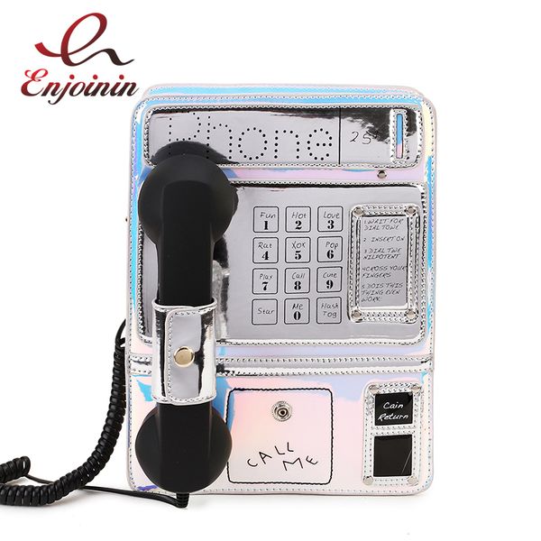 

new style trendy phone model laser gradient color pu girl's chain purse shoulder bag 2020 crossbody bag for women handbag c1009