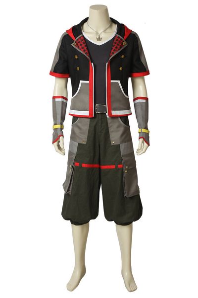 

kingdom hearts 3 sora cosplay costume, Black