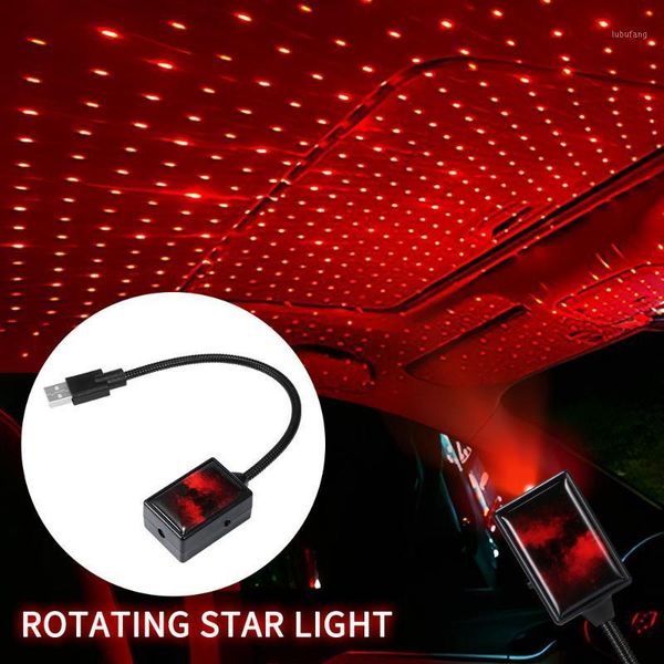 

usb ceiling light atmosphere decoration ambient light 360 rotation usb interface universal car room decoration for car1