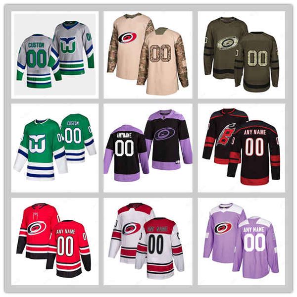 

2021 carolina hurricanes revers retro jersey sebastian aho david ayres trocheck williams hamilton sami vatanen svechnikov niederreiter staal, Black;red