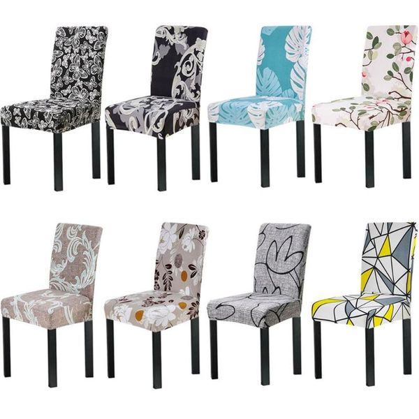 

chair covers multifunctional floral print cover spandex home dining case elastic universal stretch
