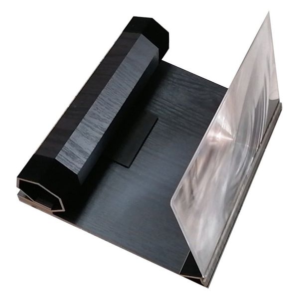 

12 inch mobile amplifier bracket lightweight wood 3d video screen magnifier eye protection phone holder stand
