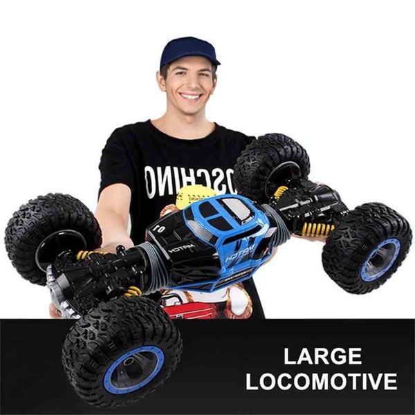 

jty toys 2.4ghz rc car 1:16 bigfoot monster double-sided driving remote control deformation vehicles cars for children gift
