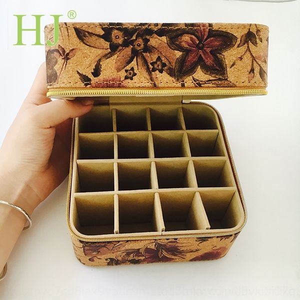 

akhbb new bag 15ml cork essential storage oil 16-grid environmental protection shockproof packaging eva essential oil bag storage quua2