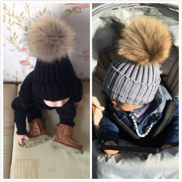 

maternal and infant bebe caps men polo beanie hats spring fall winter upset to keep warm fox bulb hat, Yellow