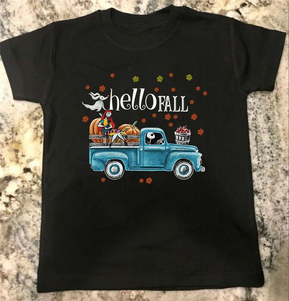 

hello fall the nightmare before christmas funny black shirt, gift for menwomen new fashion tee shirt sport hooded sweatshirt hoodie