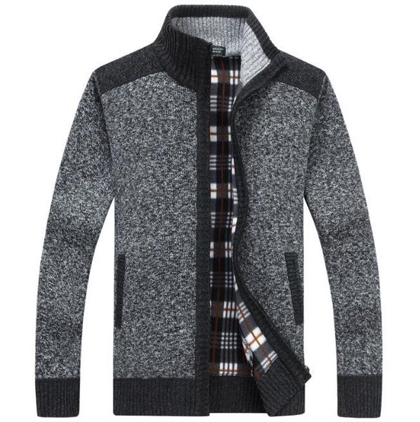 

2021 зимние блузки кашемировые пуловер шерстяные блусы с молнией мужской повседневный человек мальхас плюс размер m-xxxl 1yk4, Black;white