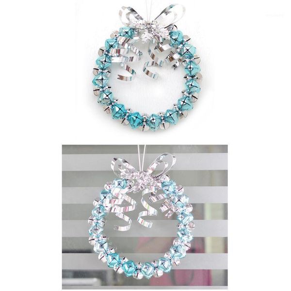 

christmas decorations delicate bells wreath pendants ornaments jingle bell tree door hanging party decoration r11