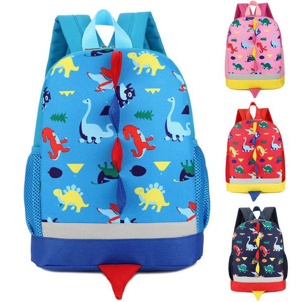 

kids children dinosaur backpack comfortable dinosaur school bags kindergarten preschool bag 3-4-6 years old mochila infantil 201117