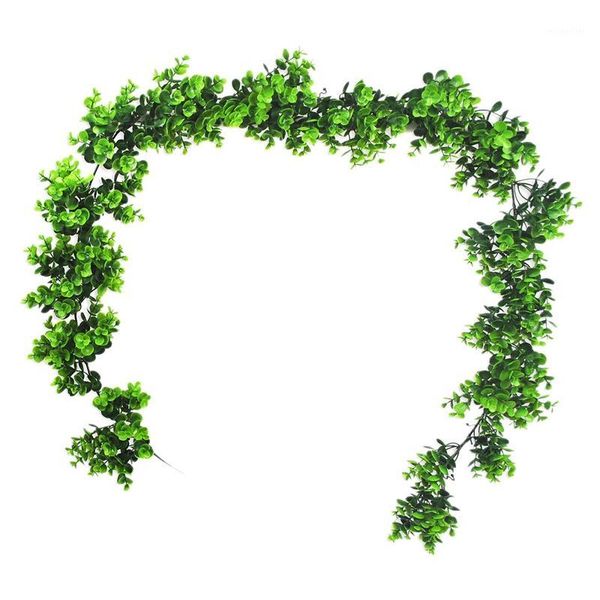 

decorative flowers & wreaths beau-artificial vines 6.2 ft fake eucalyptus leaves garland faux hanging vine greenery boxwood twigs for indoor